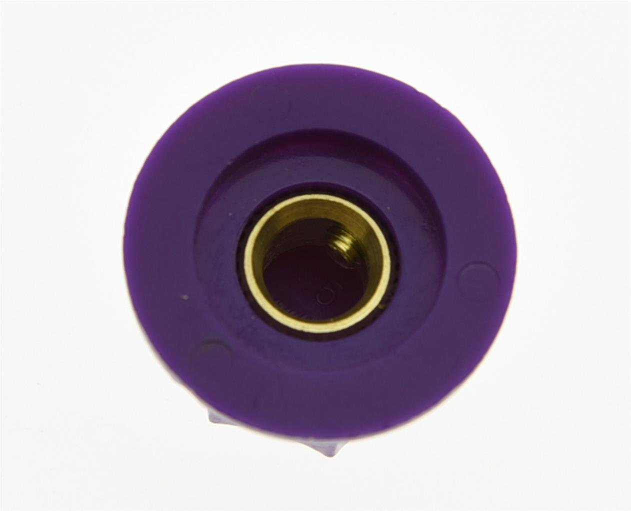 KIAISH Set of 3 Purple Brass Insert USA Spec 1/4'' Large and Small Knobs Bass Knobs for Jazz J Bass